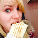 Illustration for article titled Women In Russia Are Posing With Shawarma, Probably Because Putin